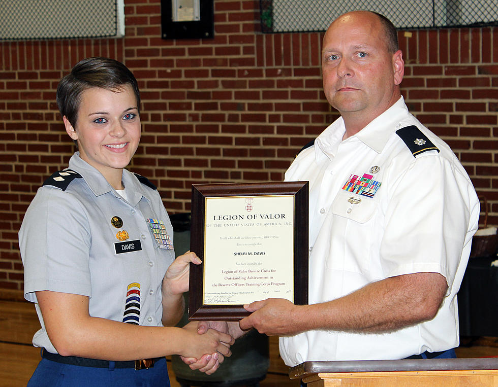S-C JROTC Cadet Davis awarded Legion of Valor Bronze Cross