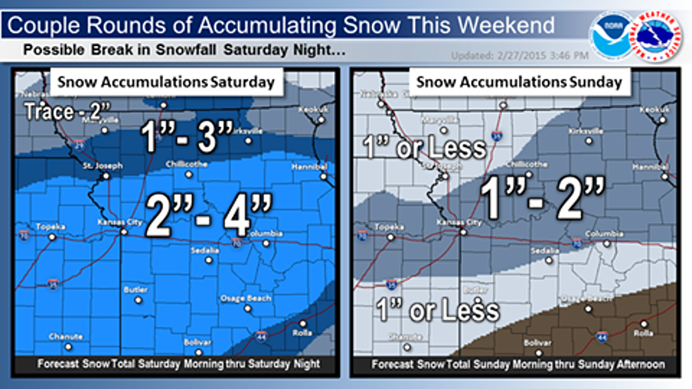Winter Weather Advisory In Effect For This Weekend