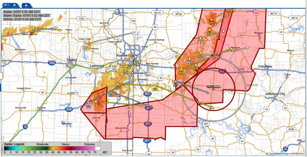 Severe T-storm Warning Issued for Pettis County