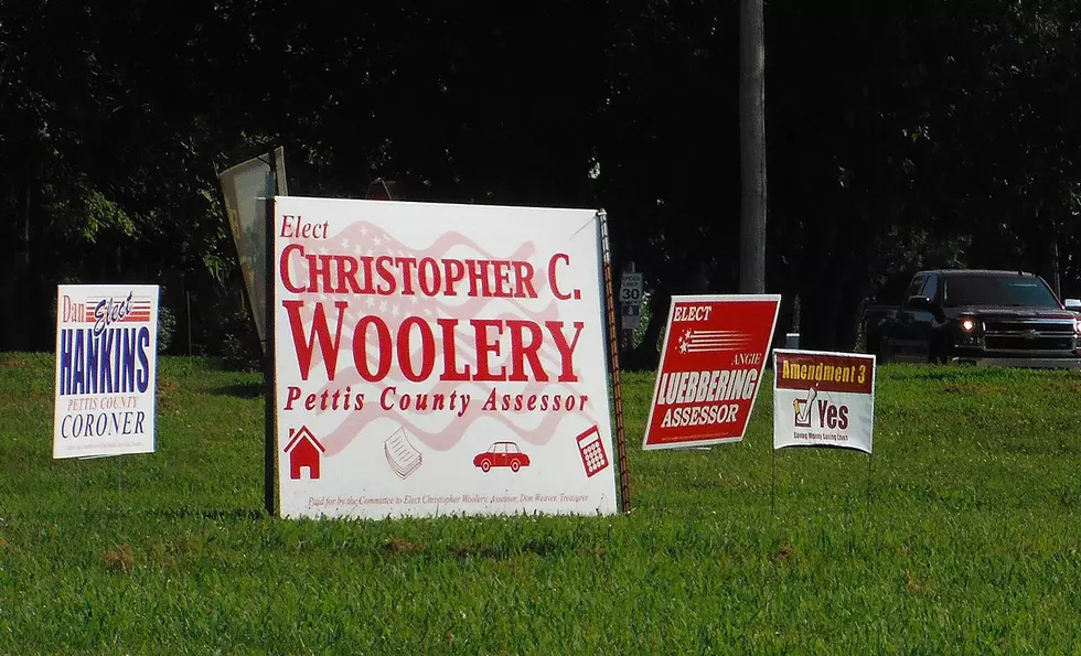 City Reminds Citizens of Political Sign Ordinance