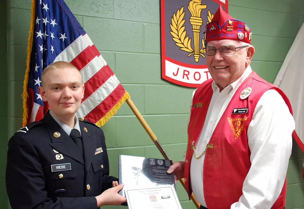 Bradbury, Kresse Earn JROTC&#8217;s Cadet of Month Honor