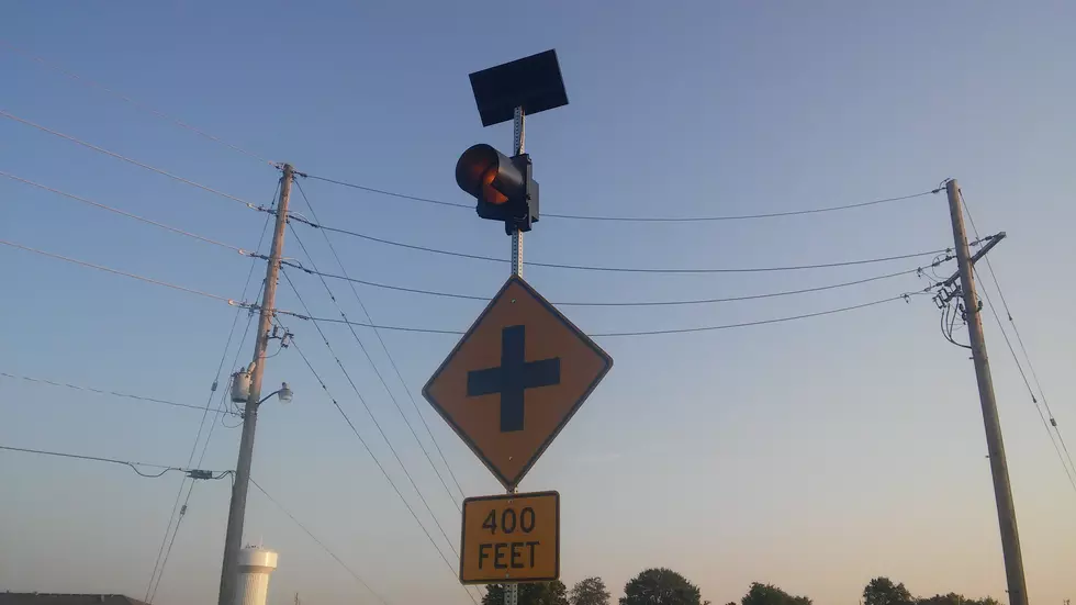 New Signs and Beacons at Winchester and 10th Street Intersection