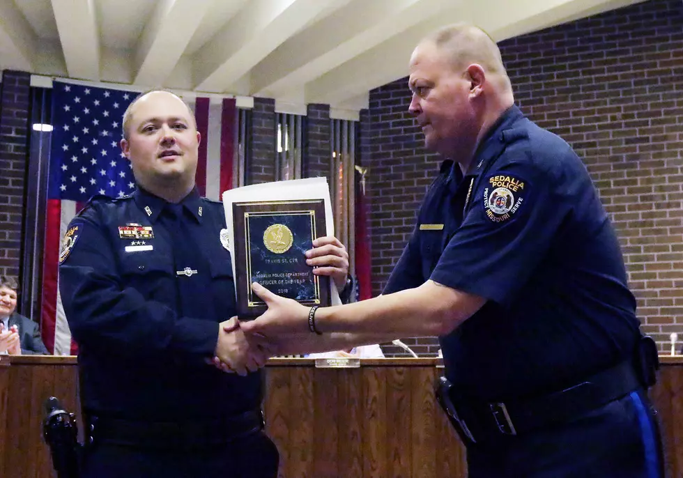 Officer of the Year St. Cyr Recognized by Sedalia Council
