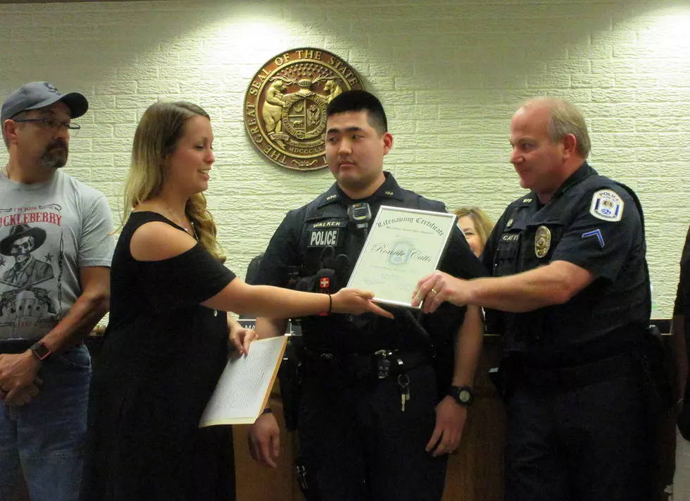 2 Warrensburg Police Officers Honored for Saving Man’s Life