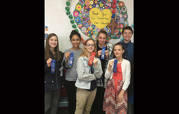 Sacred Heart Junior High Speech Team Secures Four Blue Ribbons, One Red