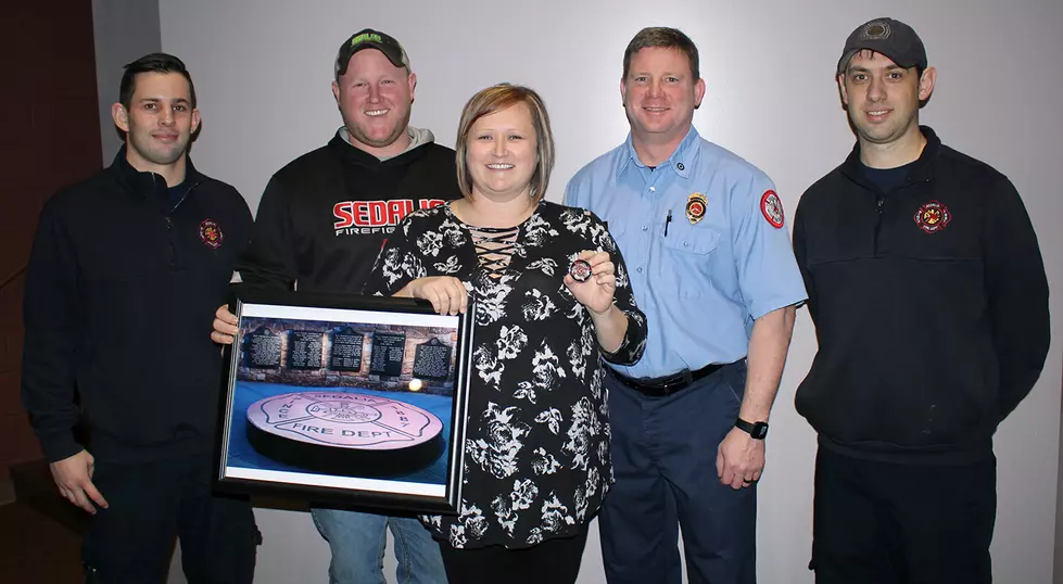 S-C Teacher Honored by Sedalia Firefighters