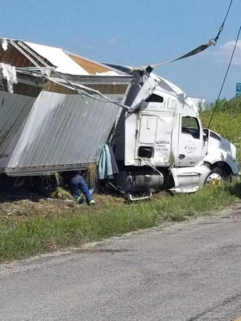 Eugene Man Injured When 18-wheeler Overturns On I-70