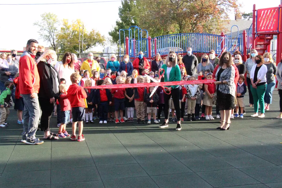 Sacred Heart Hosts Playground Ribbon-Cutting Ceremony