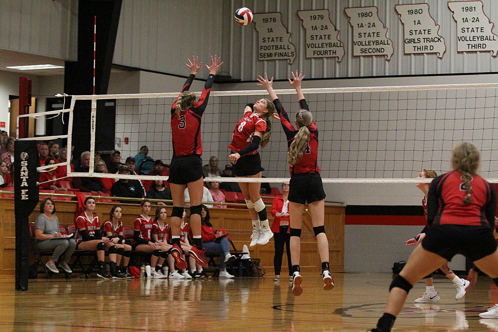 Sacred Heart Volleyball Takes Second Place in District 14