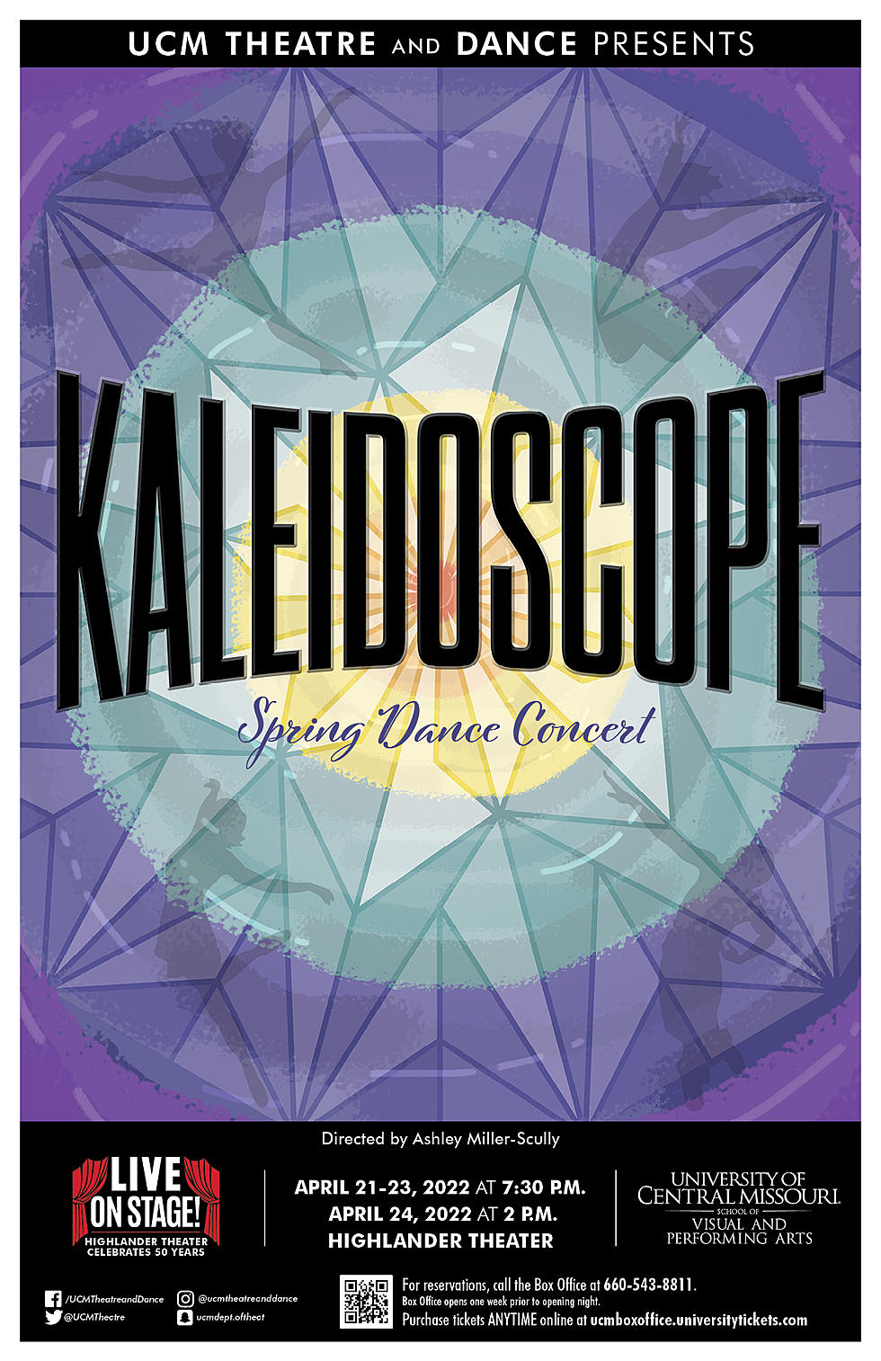 UCM Theatre To Present Kaleidoscope: A Spring Dance Concert