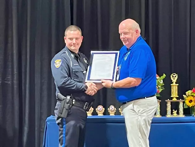 Officer Schmitt Awarded Officer of the Year by Law Enforcement Traffic Safety Advisory Council