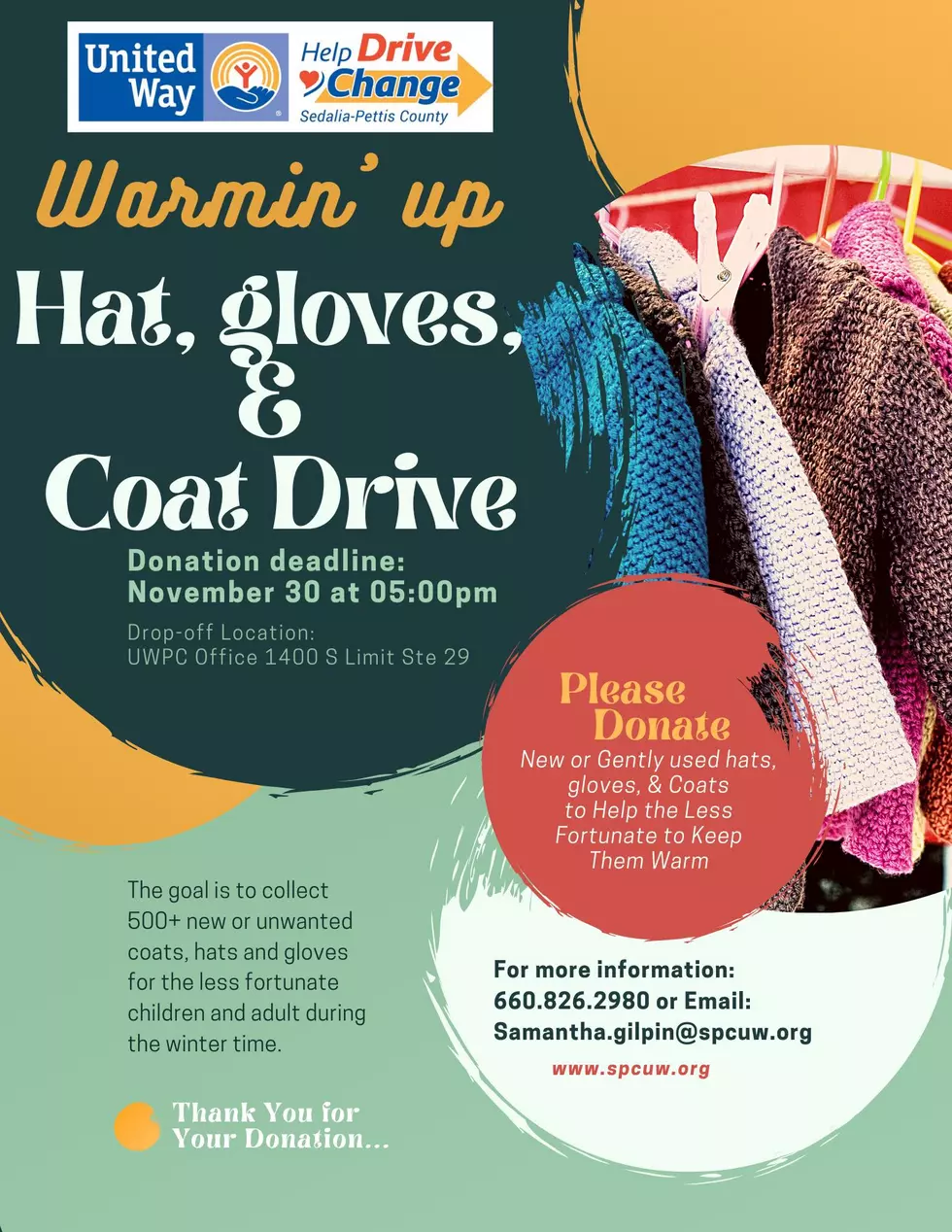 United Way of Pettis County Wants to Help ‘Warm Up’ Those in Need