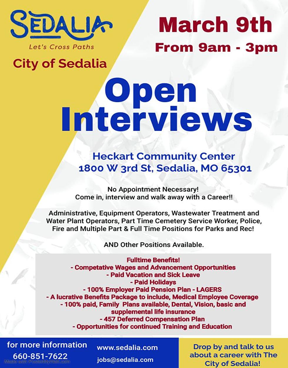 City of Sedalia To Host Job Fair March 9