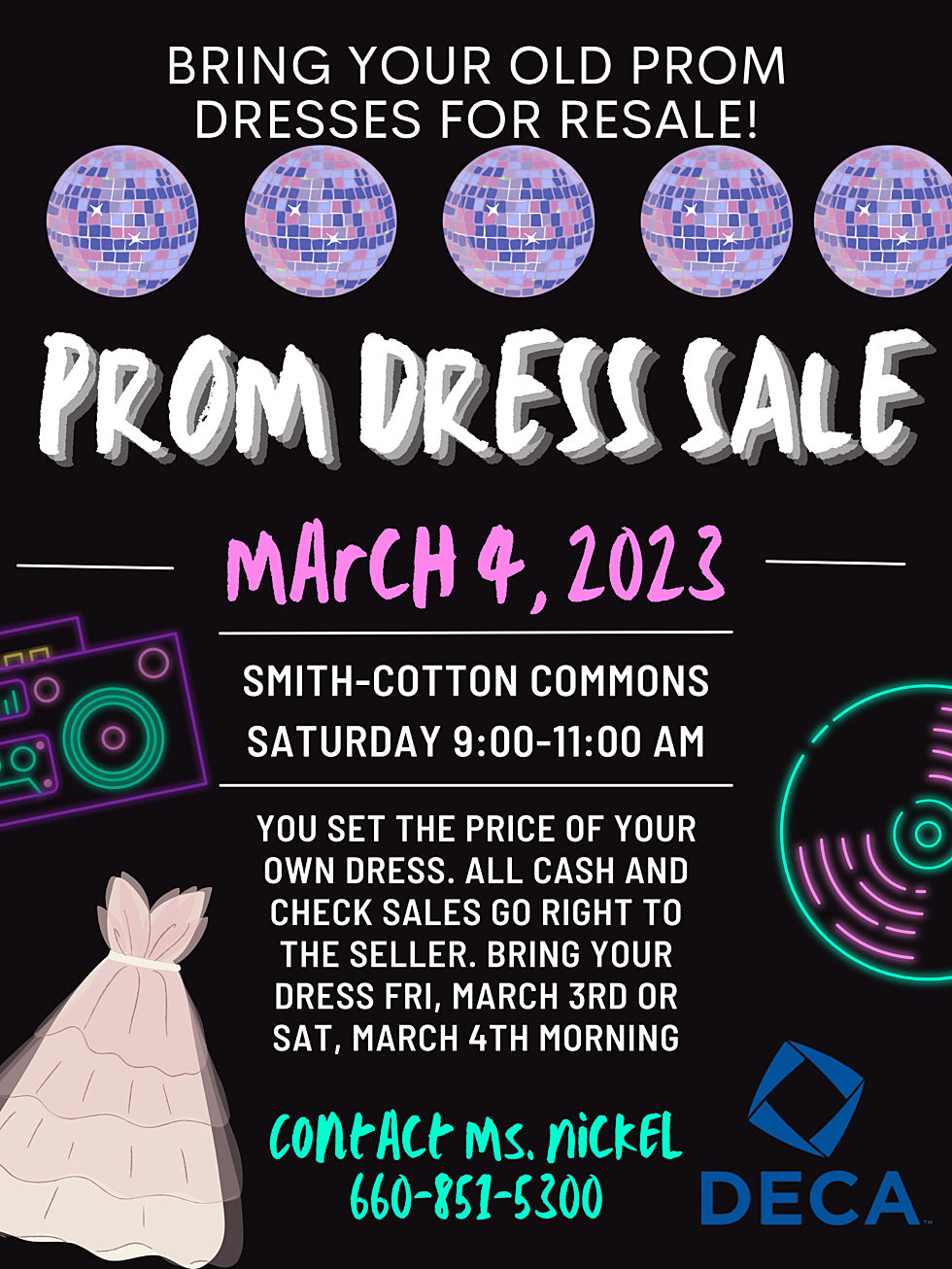 S-C DECA To Host Used Prom Dress Sale