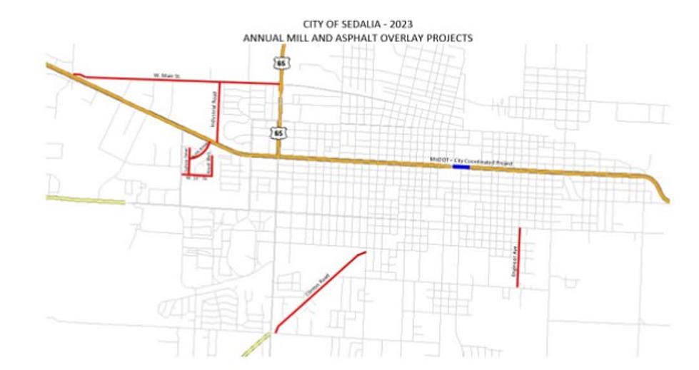 City of Sedalia Announces Annual Mill &#038; Asphalt Overlay Projects