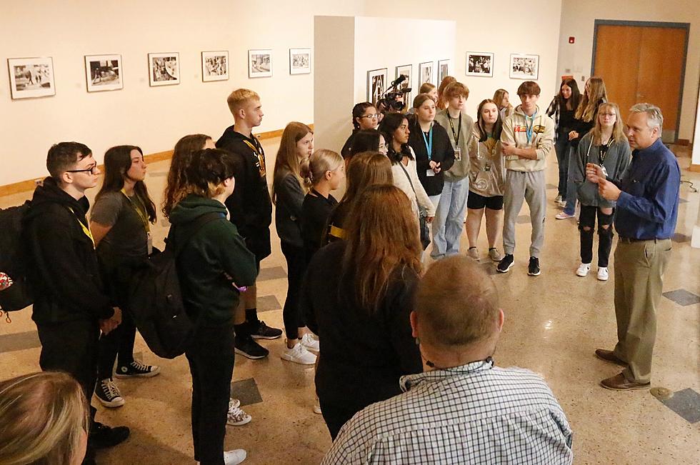 Area High School Students Tour Goddard Gallery