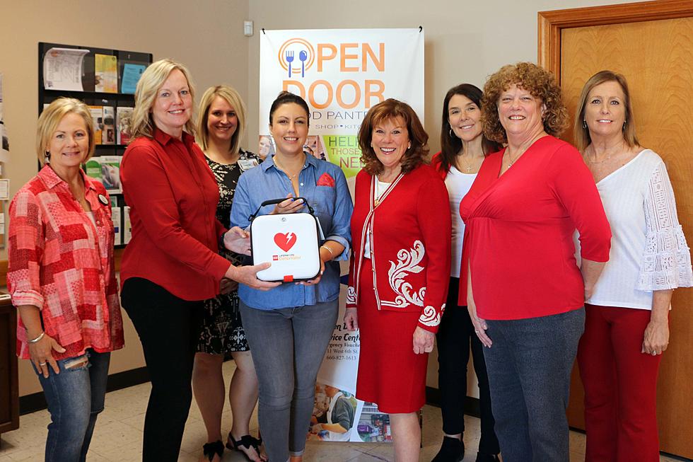 ‘Wear Red for Women’ Donates AED to Open Door
