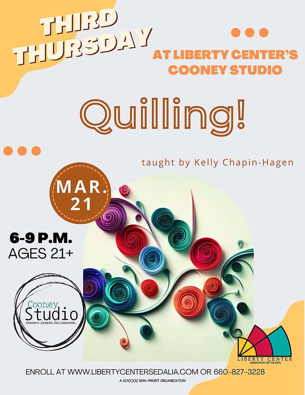 ‘Quilling’ Session Offered at Hayden Liberty Center