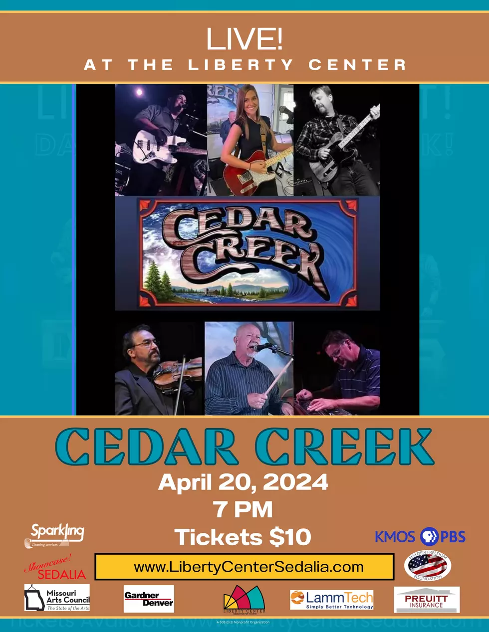 Liberty Center Presents Cedar Creek April 20