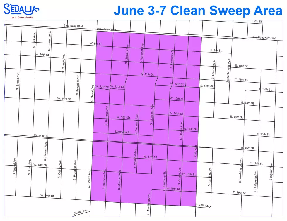 Sedalia&#8217;s &#8216;Clean Sweep&#8217; Continues June 3-7