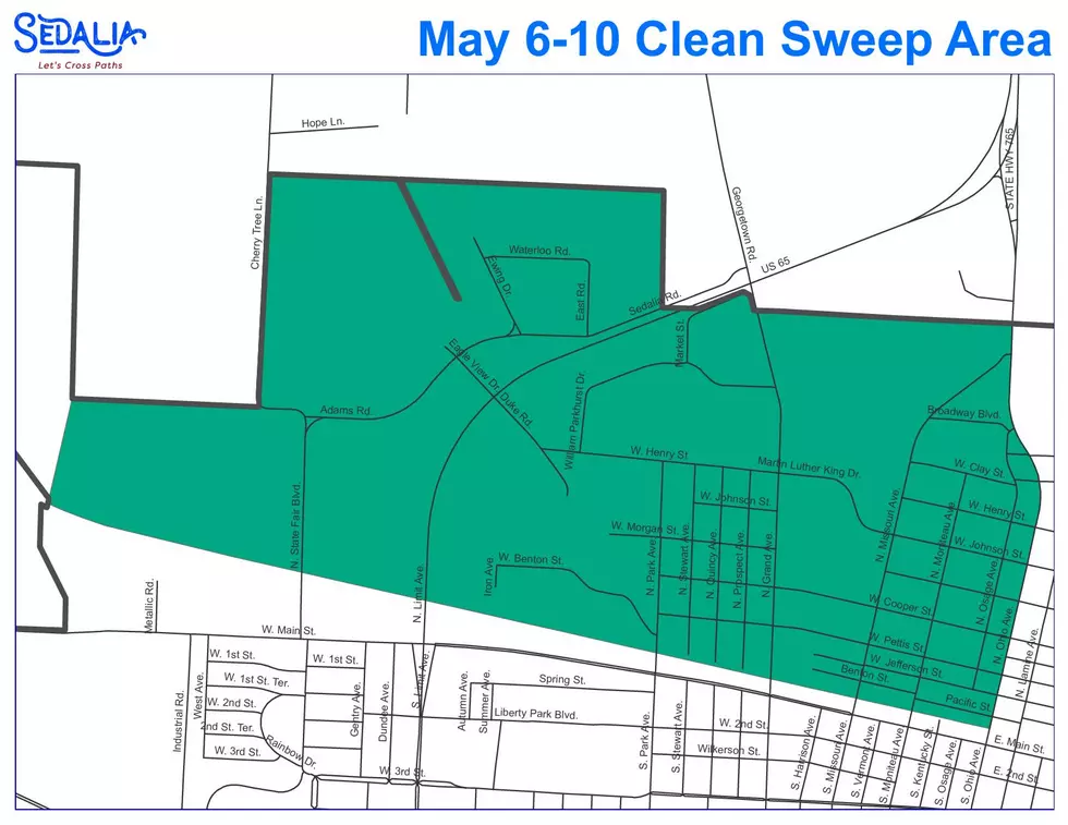 Sedalia’s ‘Clean Sweep’ Continues May 6 – 10