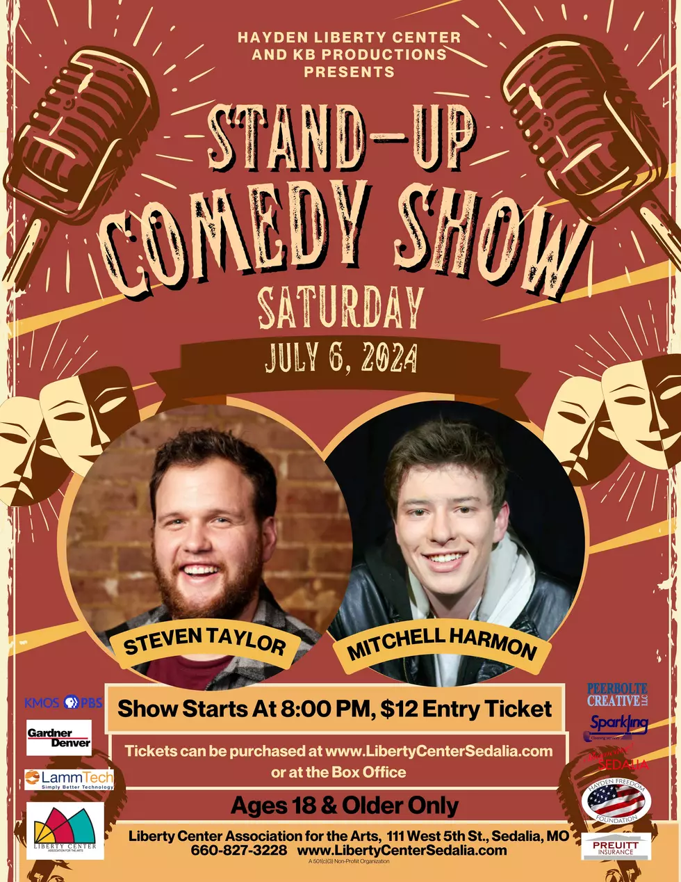 Comedy Show Slated for July 6 at Hayden Liberty Center