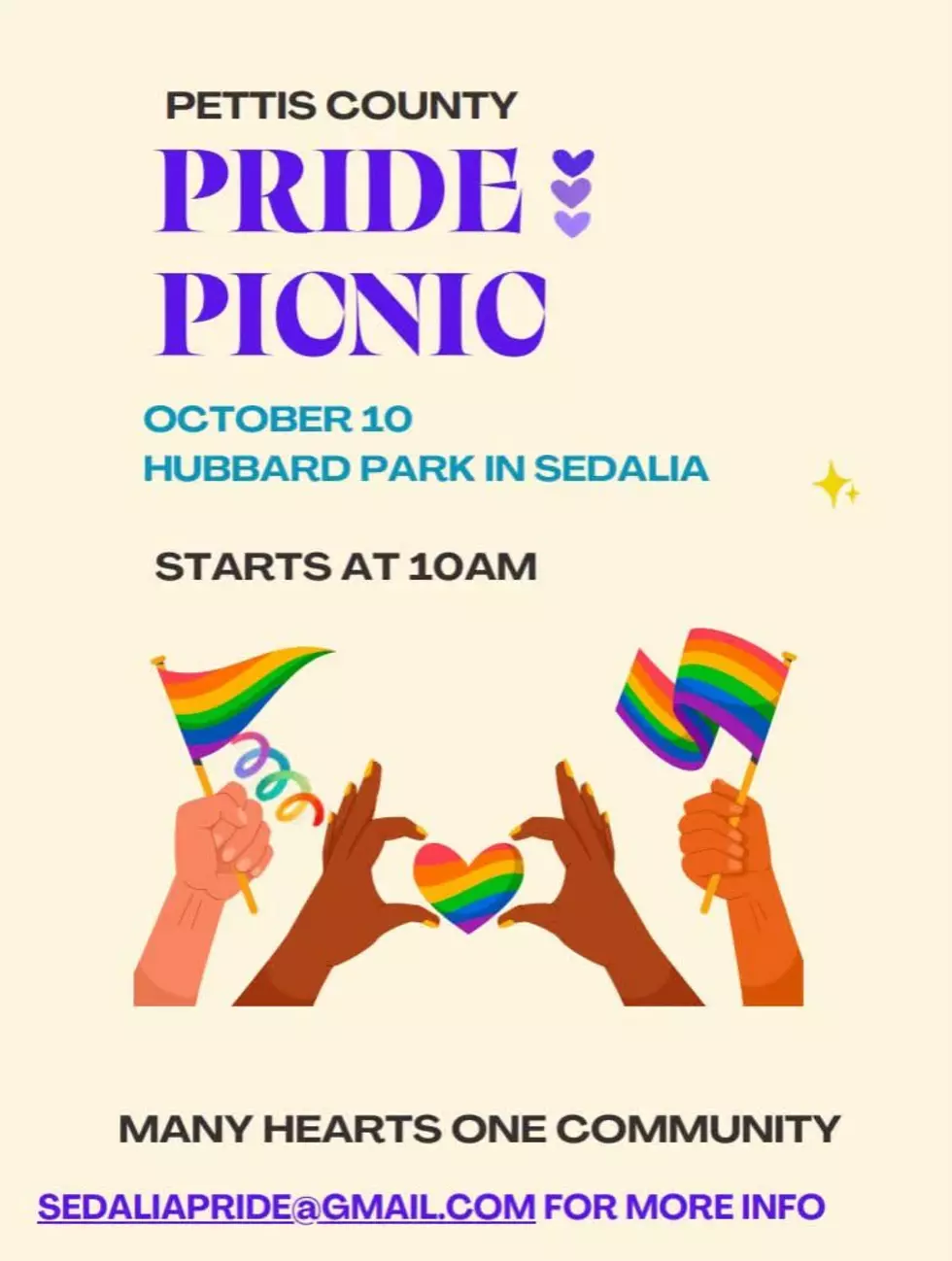 Pettis County Pride Picnic Scheduled for October 10