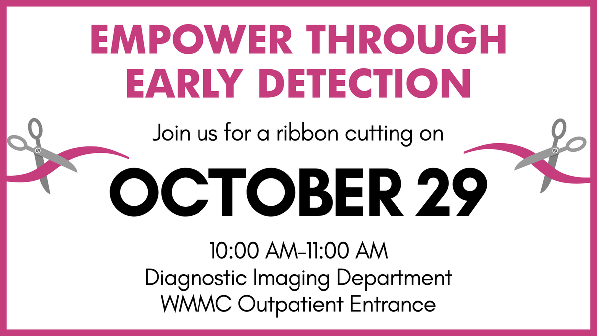 Town Square Graphics WMMC to Celebrate New Breast Imaging Technology Oct. 29