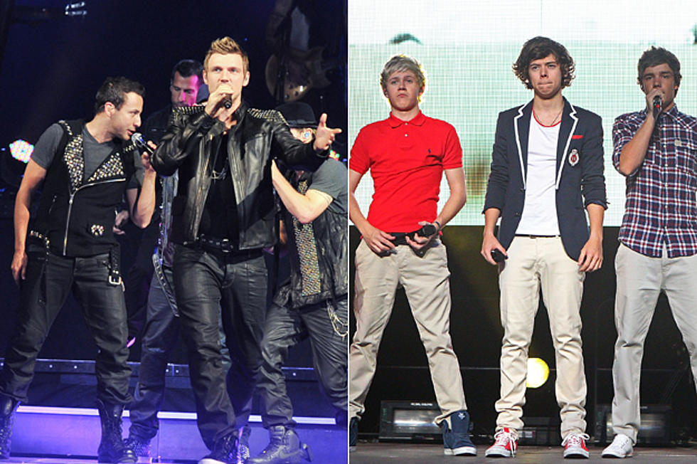 NKOTBSB Cover One Direction’s ‘What Makes You Beautiful’ in Concert