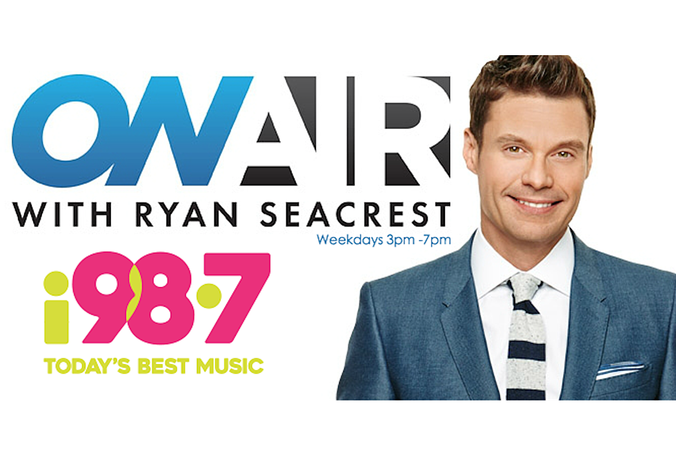 Ryan Seacrest is on i98.7 Weekdays 3pm – 7pm
