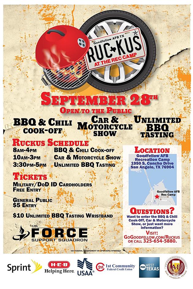 Ruckus at the Rec Camp Goes Down at Goodfellow AFB on September 28th