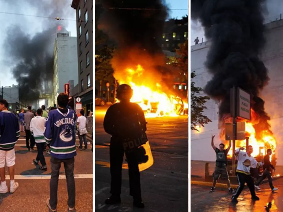 Canucks&#8217; Stanley Cup Loss to Bruins Triggers Vancouver Riots [PHOTOS]