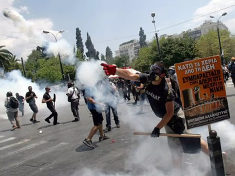 Despite Protests, Greek Lawmakers Approve Austerity Plan [PHOTOS]