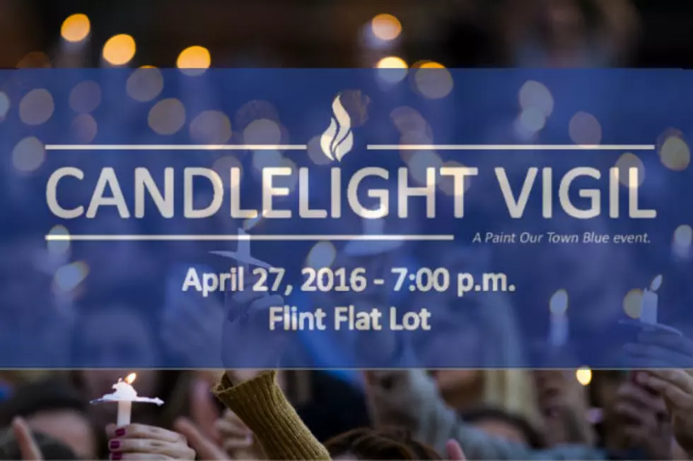 Paint Our Town Blue Candlelight Vigil Happening In Downtown Flint Tonight