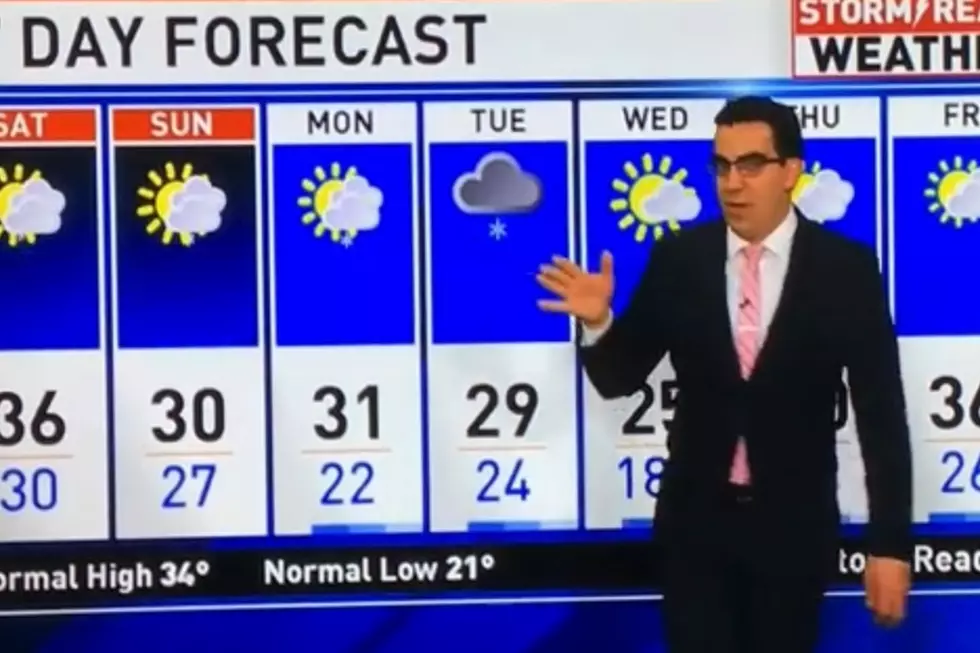 Flint Meteorologist Stops Cold Weather In Its Tracks [VIDEO]