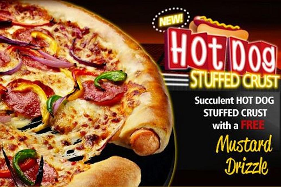 There Is a Hot Dog Stuffed Crust Pizza, Because We Aren’t Fat Enough