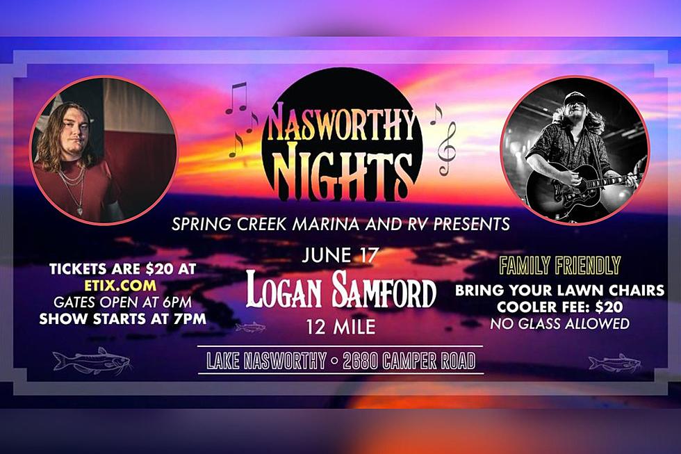 Get on the Guest List for Logan Samford and 12 Mile at Spring Creek Marina and RV Park