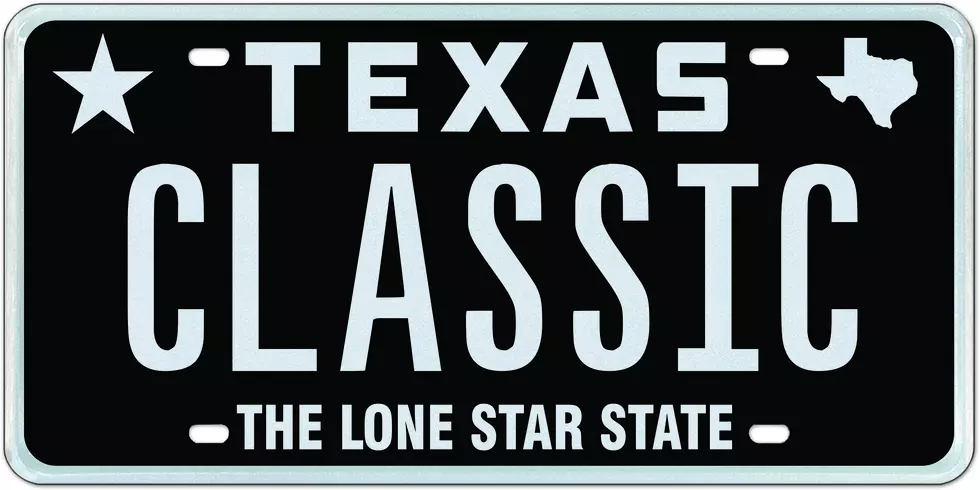 Classic Black Texas License Plate Returns