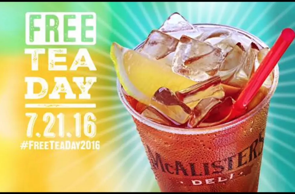 Still Time To Get Free Tea At McAlister’s Deli