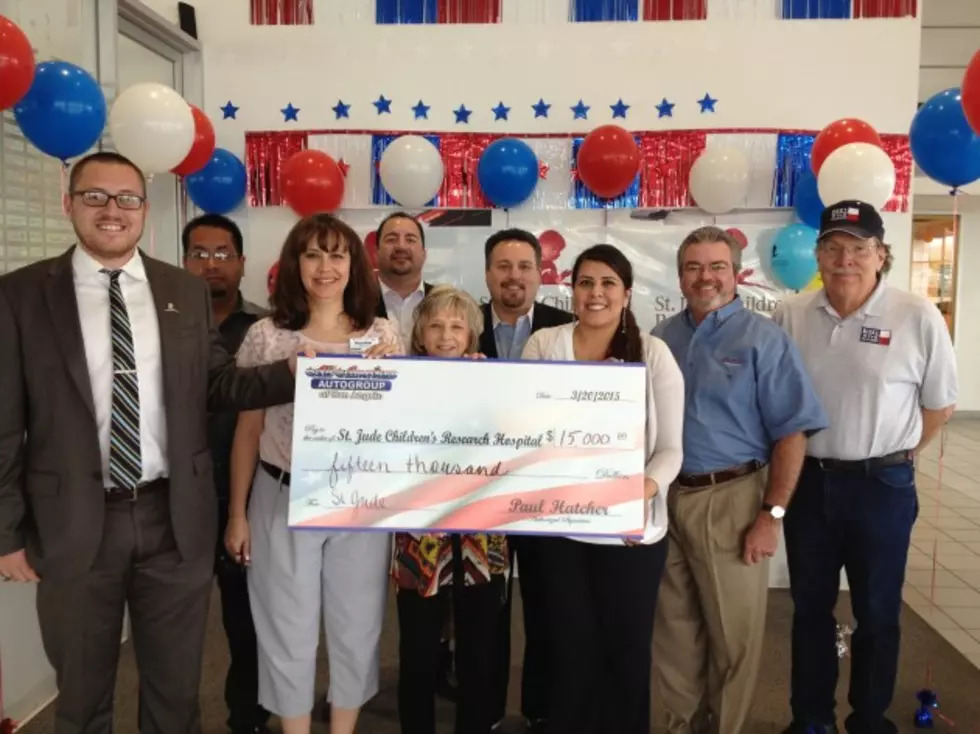 All American Auto Group in San Angelo Makes a Big Donation to St. Jude Kids