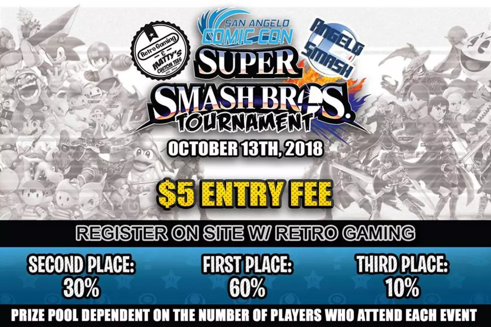 Super Smash Bros Tournament to be Held at San Angelo Comic Con