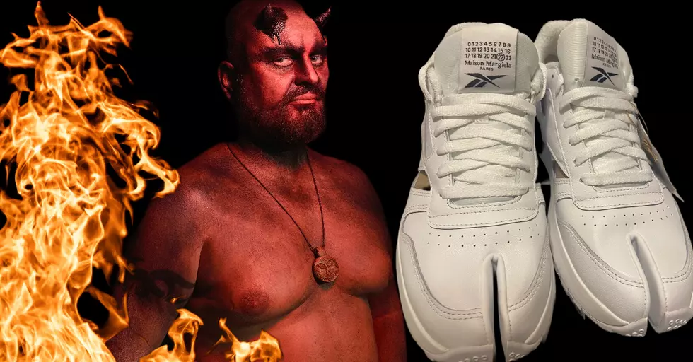 Satanic Shoes? Or Are These Reeboks Just Weird?