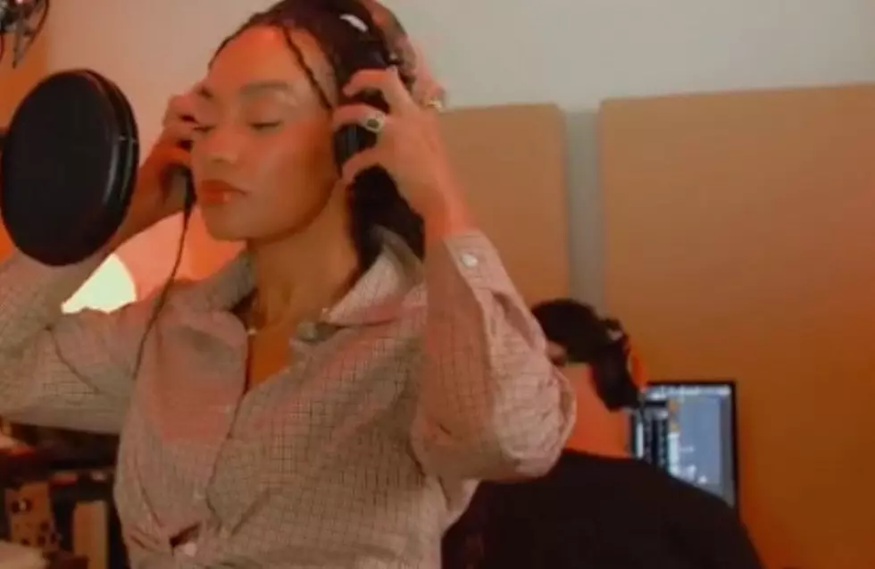 Leigh-Anne Pinnock’s family privacy comments resurface after she uses music studio video to reveal she’s expecting her third child