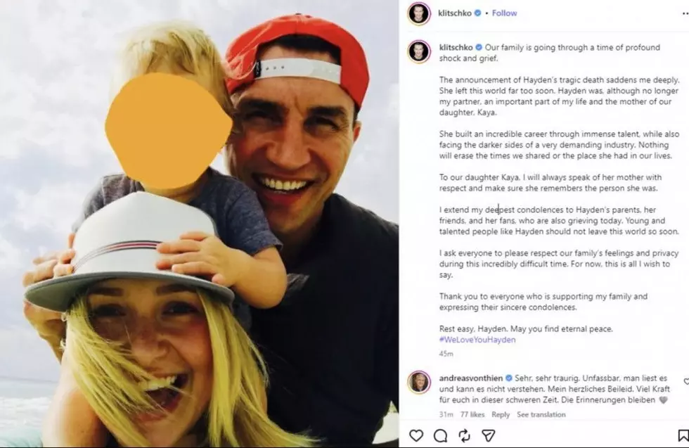 Wladimir Klitschko breaks silence on ex Hayden Panettiere’s death