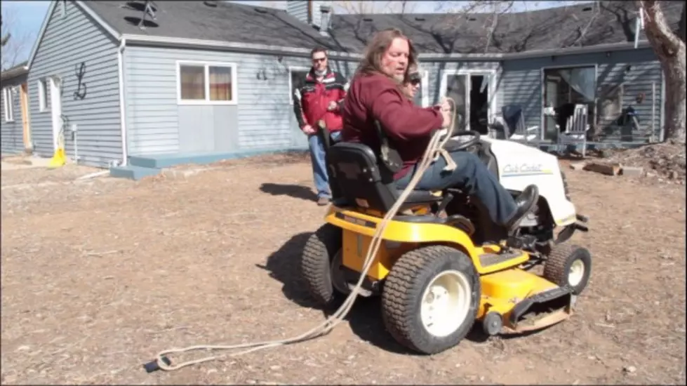 Brian&#8217;s Cell Phone Destruction 2-Mentos, Rope And A Cub Cadet [VIDEO]