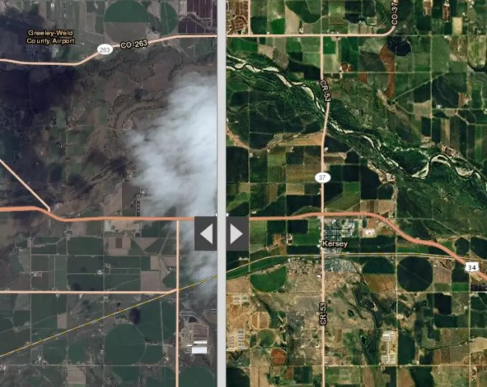 Satellite Imagery Shows Extent of Flooding in Weld County