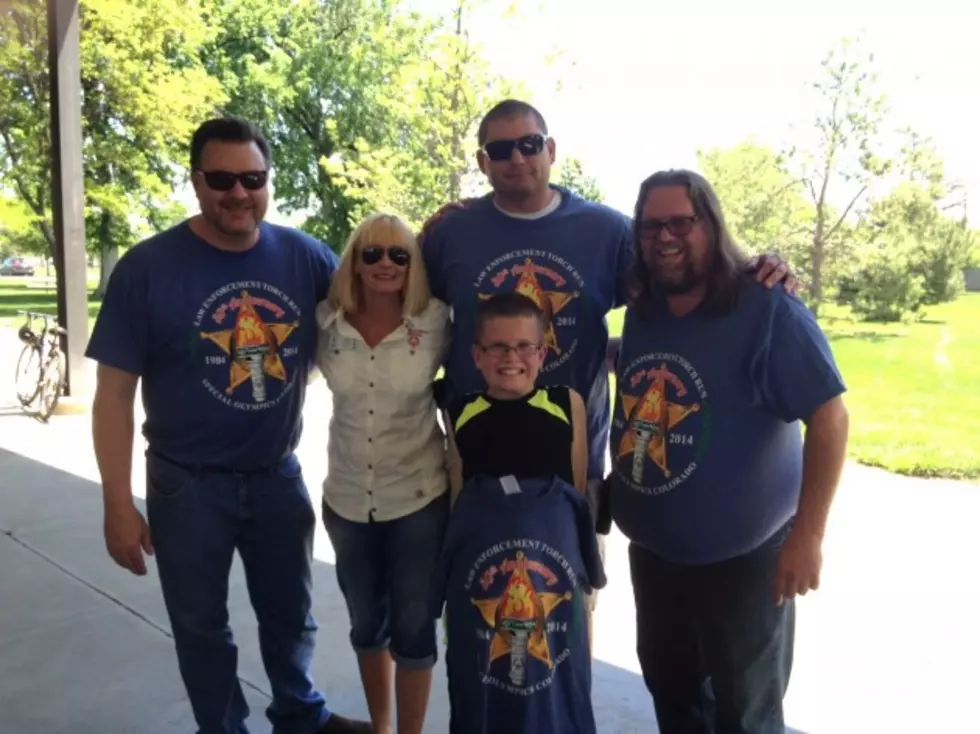 Brian &#038; Todd Questioned by Police Officer During 2014 Law Enforcement Torch Run to Benefit Special Olympics [PICTURES]