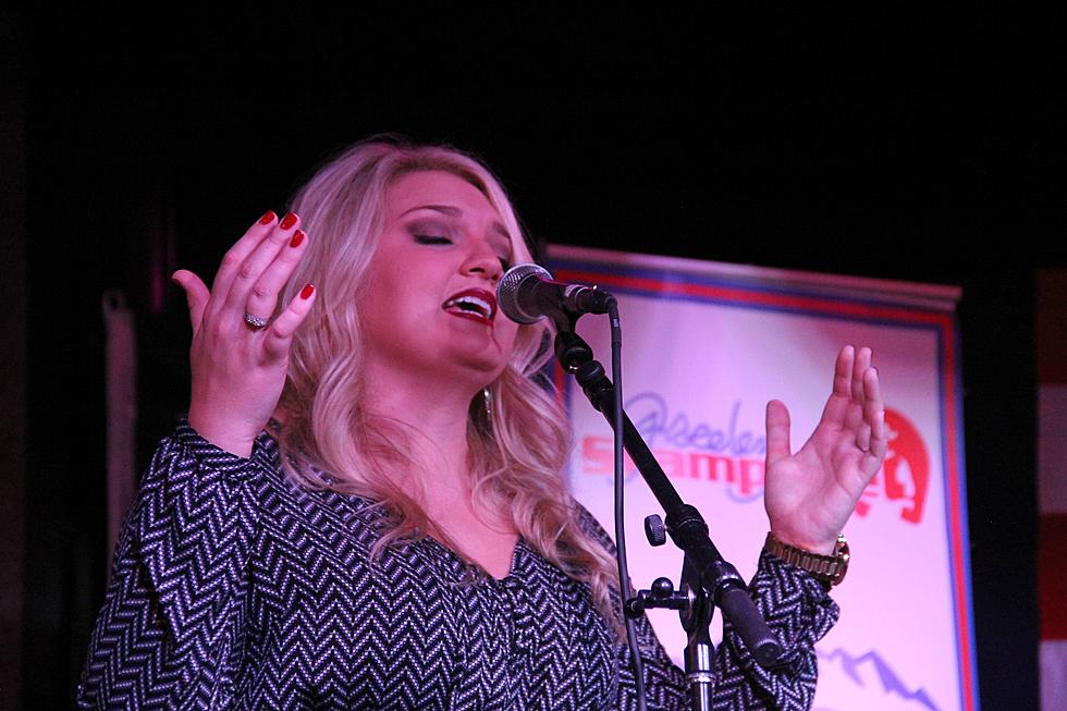 Samantha Landrum on Stage at Boot Grill After Stampede Announcement [PICTURES]