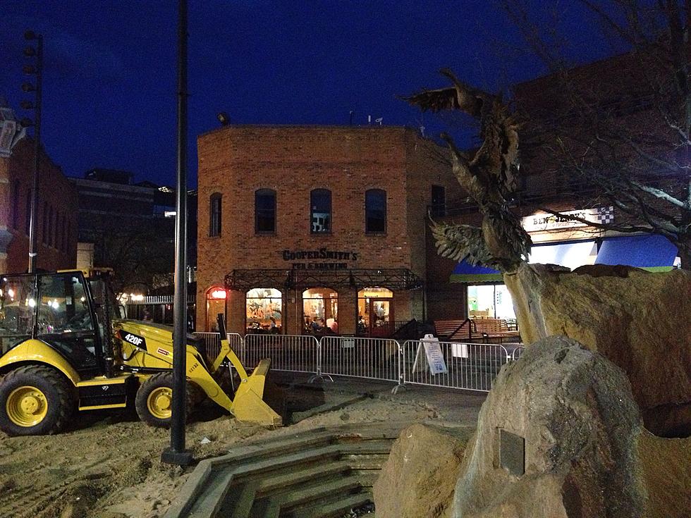 Why is There a Backhoe in the a Middle of Old Town Square? [PICTURES]