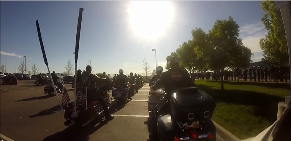 Charley Barnes Take You On a Honor Flight Motorcycle Escort
